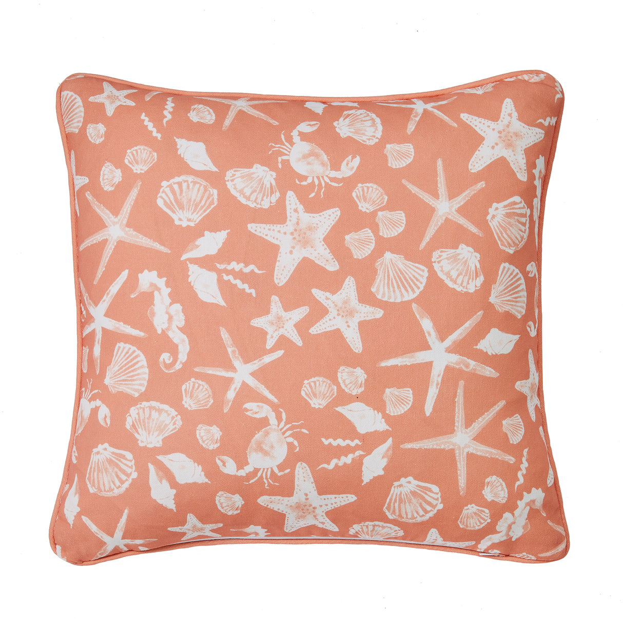 Fusion Outdoor Lobster Orange 43cm x 43cm Cushion