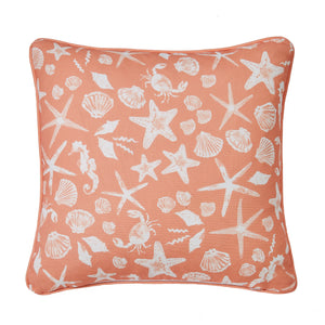 Fusion Outdoor Lobster Orange 43cm x 43cm Cushion