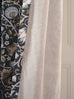 William Morris at Home Lodden Prussian Blue Lined Eyelet Curtains