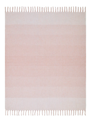 Laura Ashley Lyngate Plaster Pink 130cm x 170cm Throw
