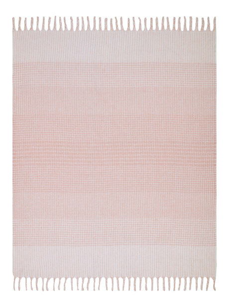 Laura Ashley Lyngate Plaster Pink 130cm x 170cm Throw