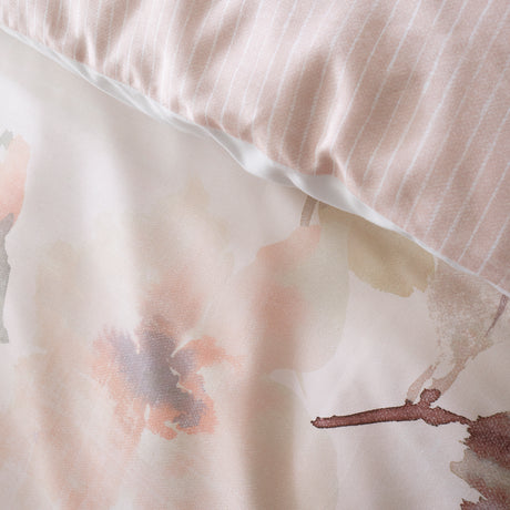 Soiree Mia Floral Blooms Natural Duvet Set