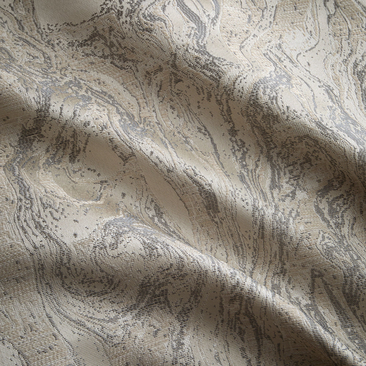 Soiree Marble Jacquard Natural Duvet Set