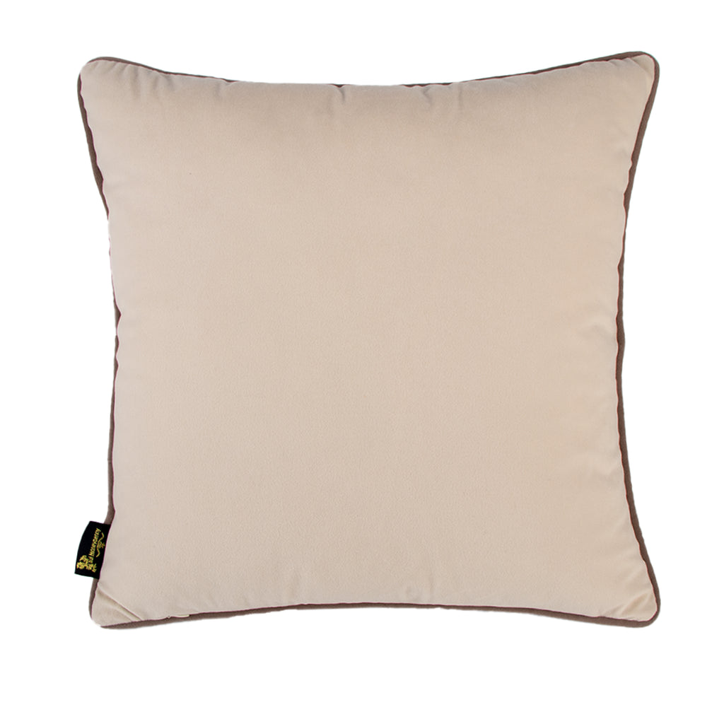 Paul 2 Federe Jacquard Per Cuscini, 18x18 Cm, Colore Cioccolato
