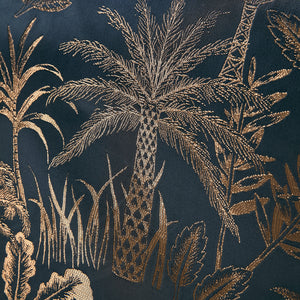 Soiree Midnight Palm Navy Duvet Set