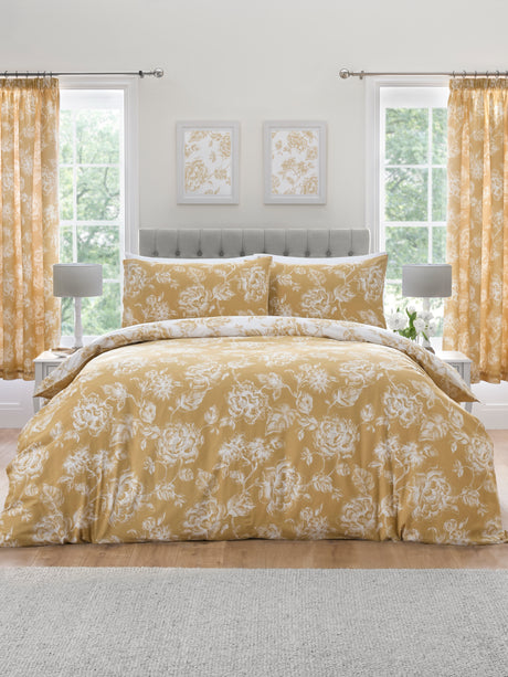 Dreams n Drapes Mishka Gold Duvet Set