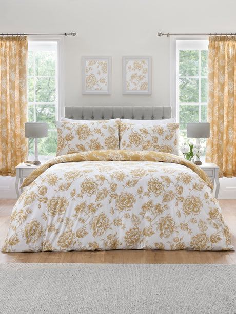 Dreams n Drapes Mishka Gold Duvet Set