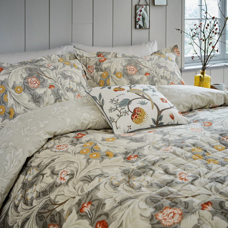 Morris & Co Leicester Grey Duvet Set