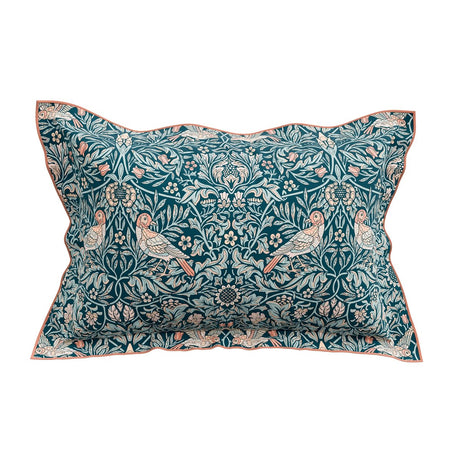 Morris & Co X Emery Walker Bird Blue Duvet Set