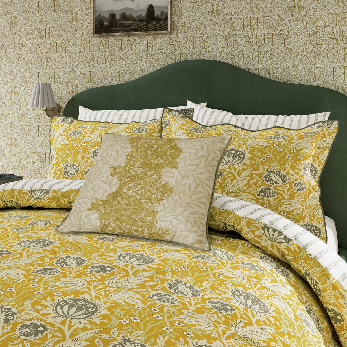 Morris & Co X Emery Walker Elmcote Sunflower Duvet Set