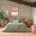 William Morris & Co Honeysuckle Evergreen & Coral Duvet Set