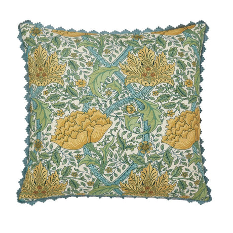 Morris & Co Windrush Sage & Indigo 50cm x 50cm Feather Filled Cushion