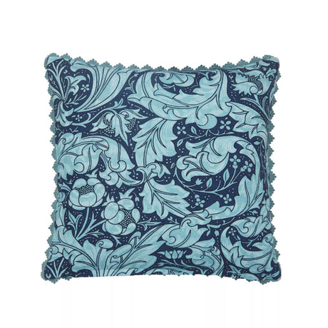Morris & Co Windrush Sage & Indigo 50cm x 50cm Feather Filled Cushion