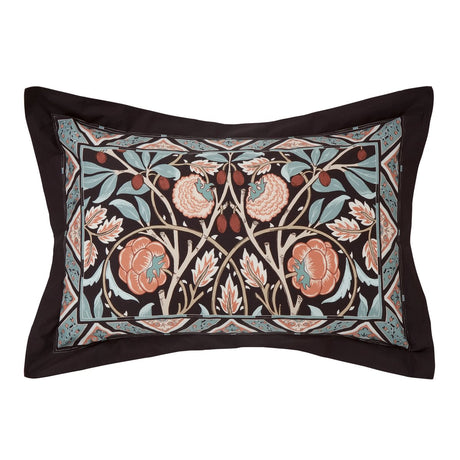 Morris & Co & V&A Olive & Rose Indigo & Blush Duvet Set