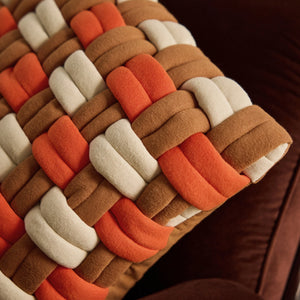 Made Morven Cotton Jersey 45cm x 45cm Polyester Filled Cushion