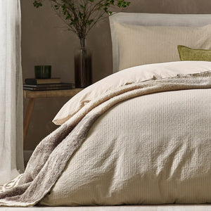 The Linen Yard Malton Stripe 100% Cotton Duvet Set