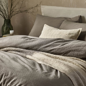 The Linen Yard Malton Stripe 100% Cotton Duvet Set