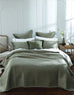 M & M Linen Terrace Quilted Bedspread 265cm x 260cm Set