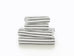 Deyongs Malmo Stripe 100% Cotton 480gsm Grey/White Towels