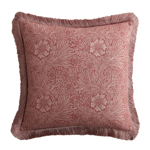 William Morris at Home Marigold Brick Pink 50cm x 50cm Microfibre Filled Cushion