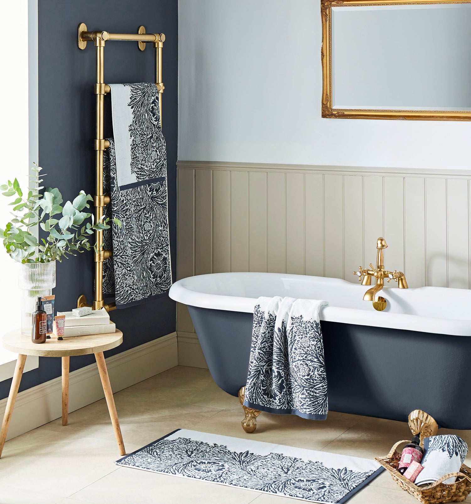 William Morris at Home Marigold 100% Cotton 580gsm Towels