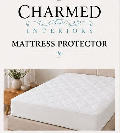 Charmed Interiors 100% Cotton Quilted Mattress Protectors