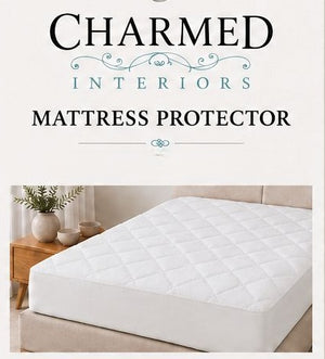 Charmed Interiors 100% Cotton Quilted Mattress Protectors