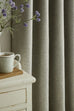 Laura Ashley Milbourne Herringbone Lined Eyelet Curtains