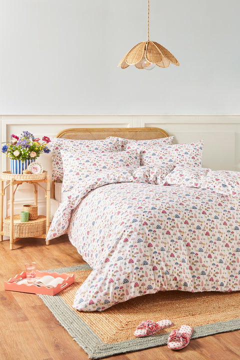 Cath Kidston Mushroom Mini Multi Duvet Set