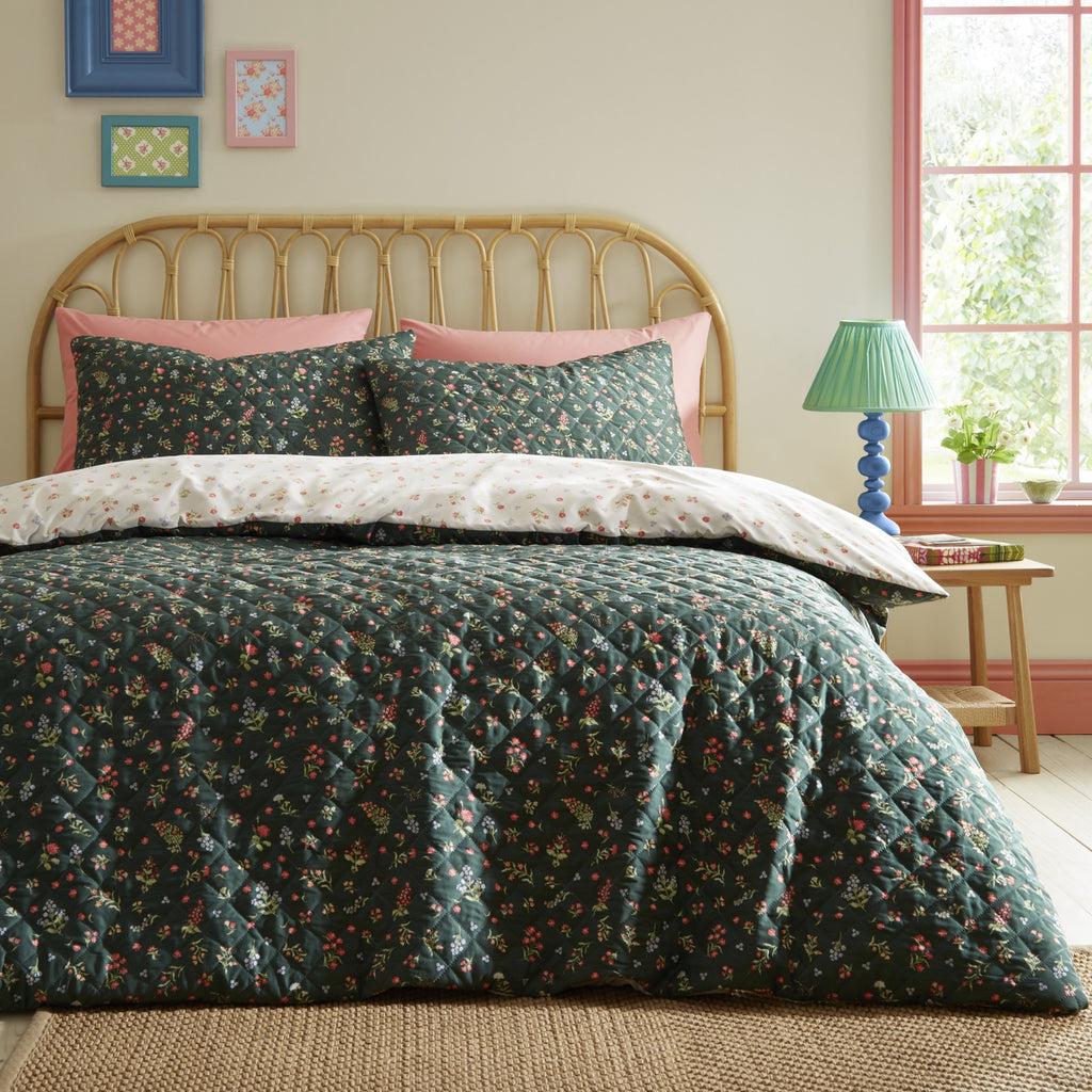 Fusion Bedding Nelly Green Duvet Set