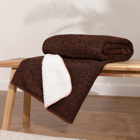 Furn Nurrel Sherpa 130cm x 180cm Throw