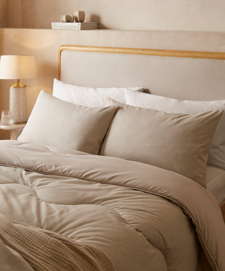 The Fine Bedding Company Night Lark Soft Weave Coverless Duvet Set
