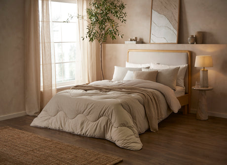 The Fine Bedding Company Night Lark Soft Weave Coverless Duvet Set