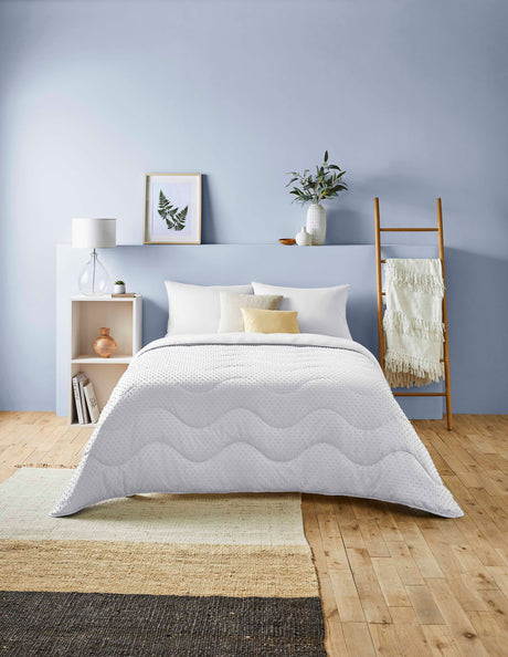 The Fine Bedding Company Night Lark Tufted Dots Coverless Duvet