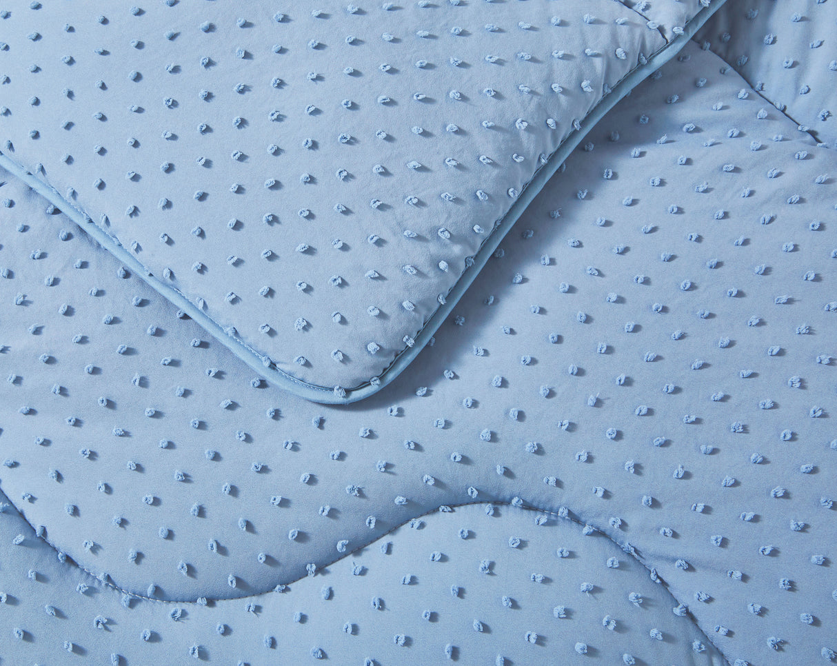 The Fine Bedding Company Night Lark Tufted Dots Coverless Duvet