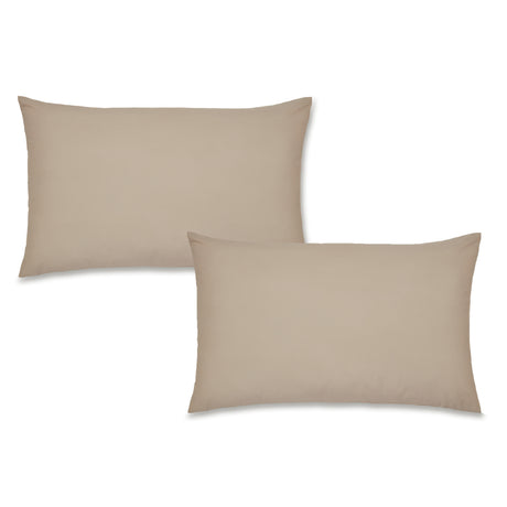 Catherine Lansfield Easy Iron 50% Polyester/50% Combed Cotton 180 Thread Count Percale Natural Sheets