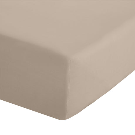 Catherine Lansfield Easy Iron 50% Polyester/50% Combed Cotton 180 Thread Count Percale Natural Sheets