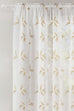 Tyrone Oasis Leaf Design Voile Panel