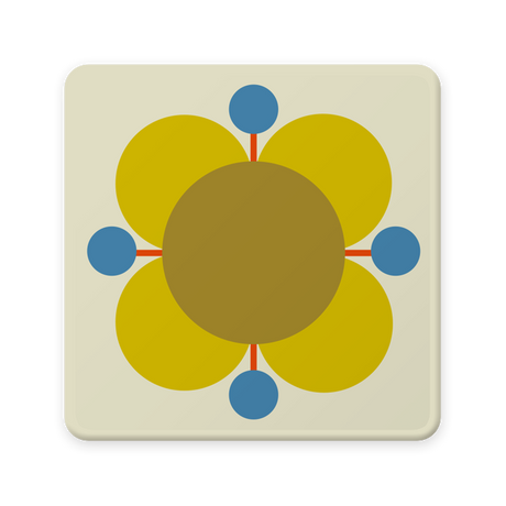 Orla Kiely Atomic Flower SO6 CB Coasters