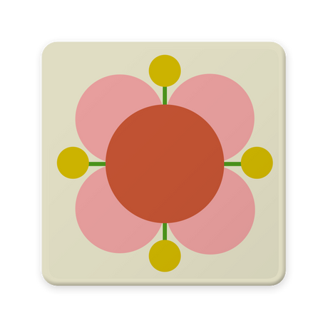Orla Kiely Atomic Flower SO6 CB Coasters
