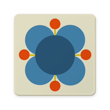Orla Kiely Atomic Flower SO6 CB Coasters