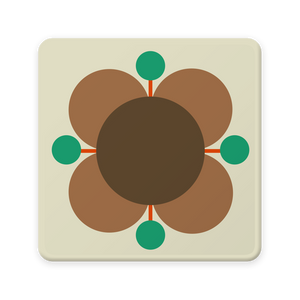 Orla Kiely Atomic Flower SO6 CB Coasters