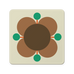 Orla Kiely Atomic Flower SO6 CB Coasters