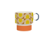 Orla Kiely Aura Stacking Mug Orange