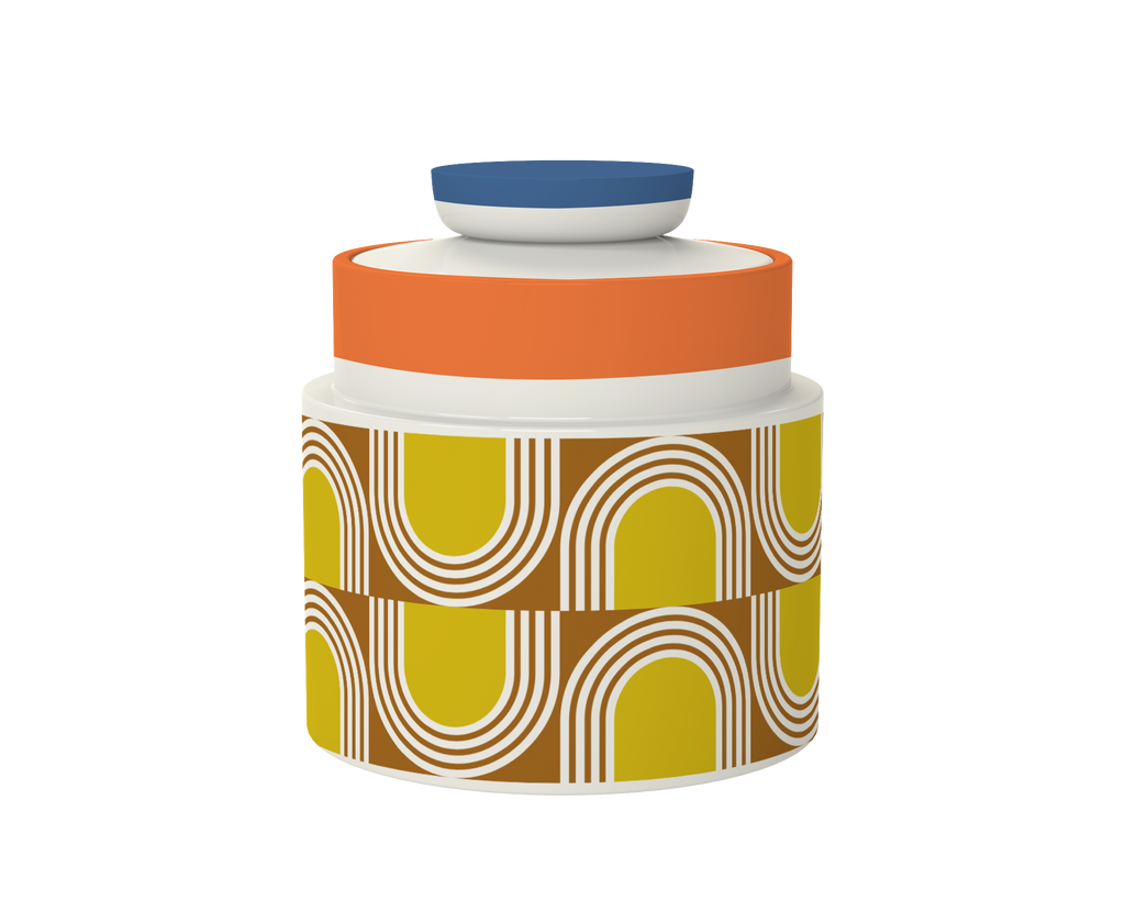Orla Kiley Aura Storage Jar Orange