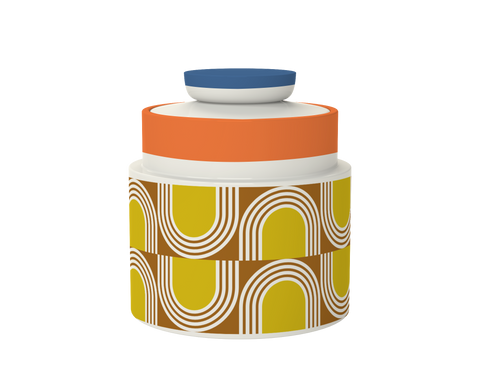 Orla Kiley Aura Storage Jar Orange