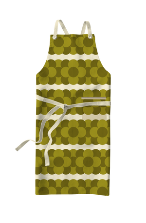 Orla Kiely Retro Stripe Apron Green