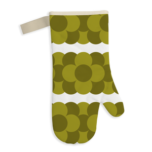 Orla Kiely Retro Stripe Oven Mitt Green