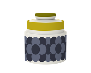 Orla Kiely Retro Stripe Storage Jar Yellow
