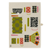 Orla Kiely Retro Stripe SO2 Tea Towels Green
